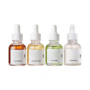 Ginseng Snail  GreenTea Calming Propolis Glow & Rice Brightening Serums